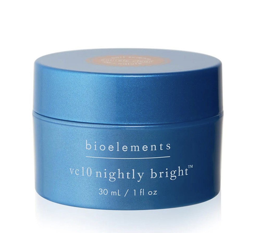 Ночной антиоксидатный крем с витамином C VC10 Nightly Bright Bioelements 30 мл — фото №1