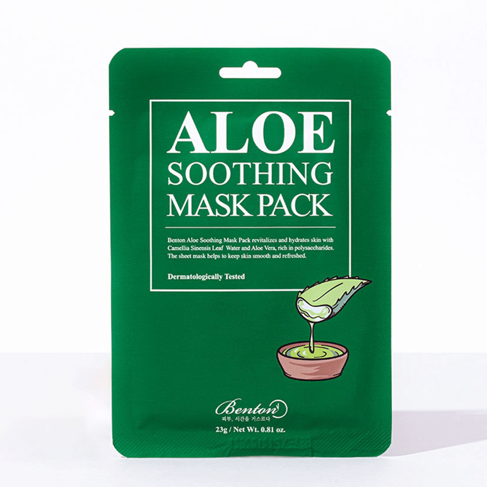 Маска успокаивающая с алоэ Benton Aloe Soothing Mask Benton 1 шт — фото №1