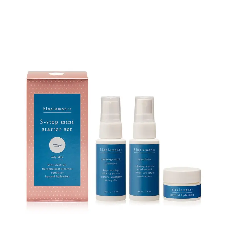 Міні набір для жирного типу шкіри 3 Step Mini Starter Set Oily Skin Bioelements 30 мл + 30 мл + 7,3 мл — фото №1