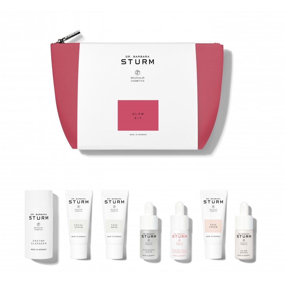 Коллекция для сияния кожи The Glow Kit Dr. Barbara Sturm 20 мл + 20 мл + 20 мл + 20 мл + 10 мл + 10 мл + 10 мл — фото №1