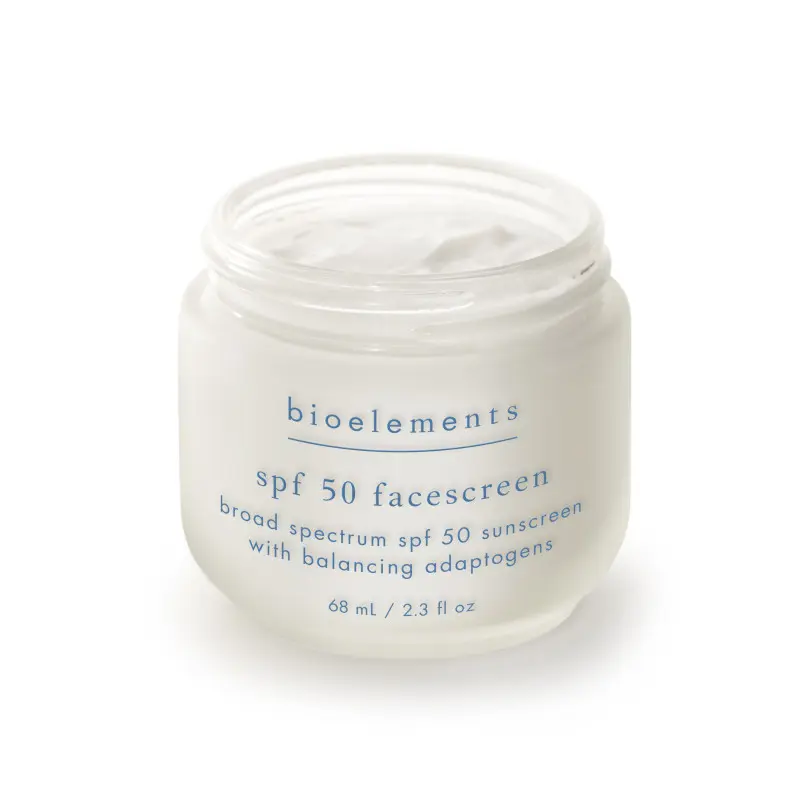 Сонцезахисний зволожуючий крем SPF 50 SPF 50 FaceScreen Bioelements 68 мл — фото №1