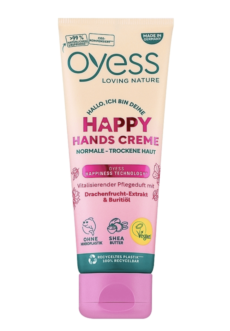 Бальзам для рук  з фруктовим ароматом, що бадьорить Oyess Happy Hands Creme, 75g — фото №1