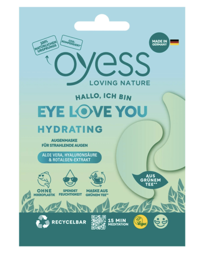 Гідрогелеві патчі для очей Oyess Eye Mask Eye Love You  Hydrating – Зволожувальні, 20 шт. — фото №1