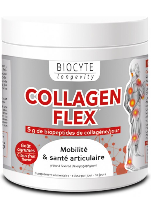 Дієтична добавка для оздоровлення суглобів та рухливість Collagen Flex Biocyte 30 x 8 г — фото №1