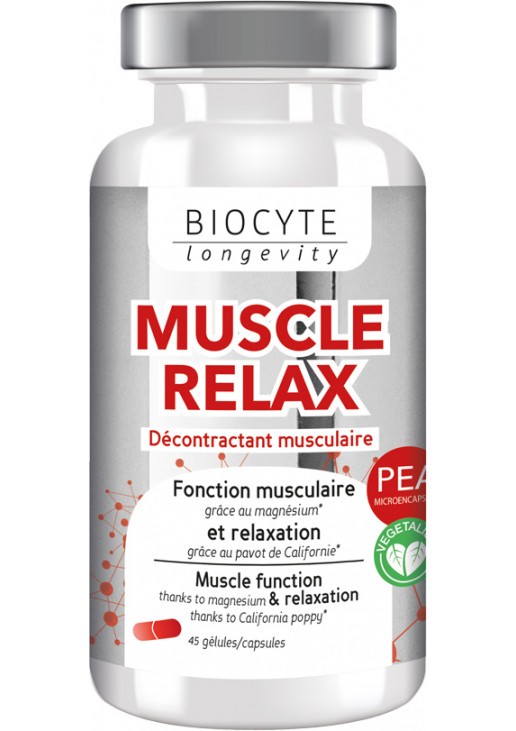 Дієтична добавка проти м’язового дискомфорту Muscle Relax Liposomal Biocyte 45 шт — фото №1