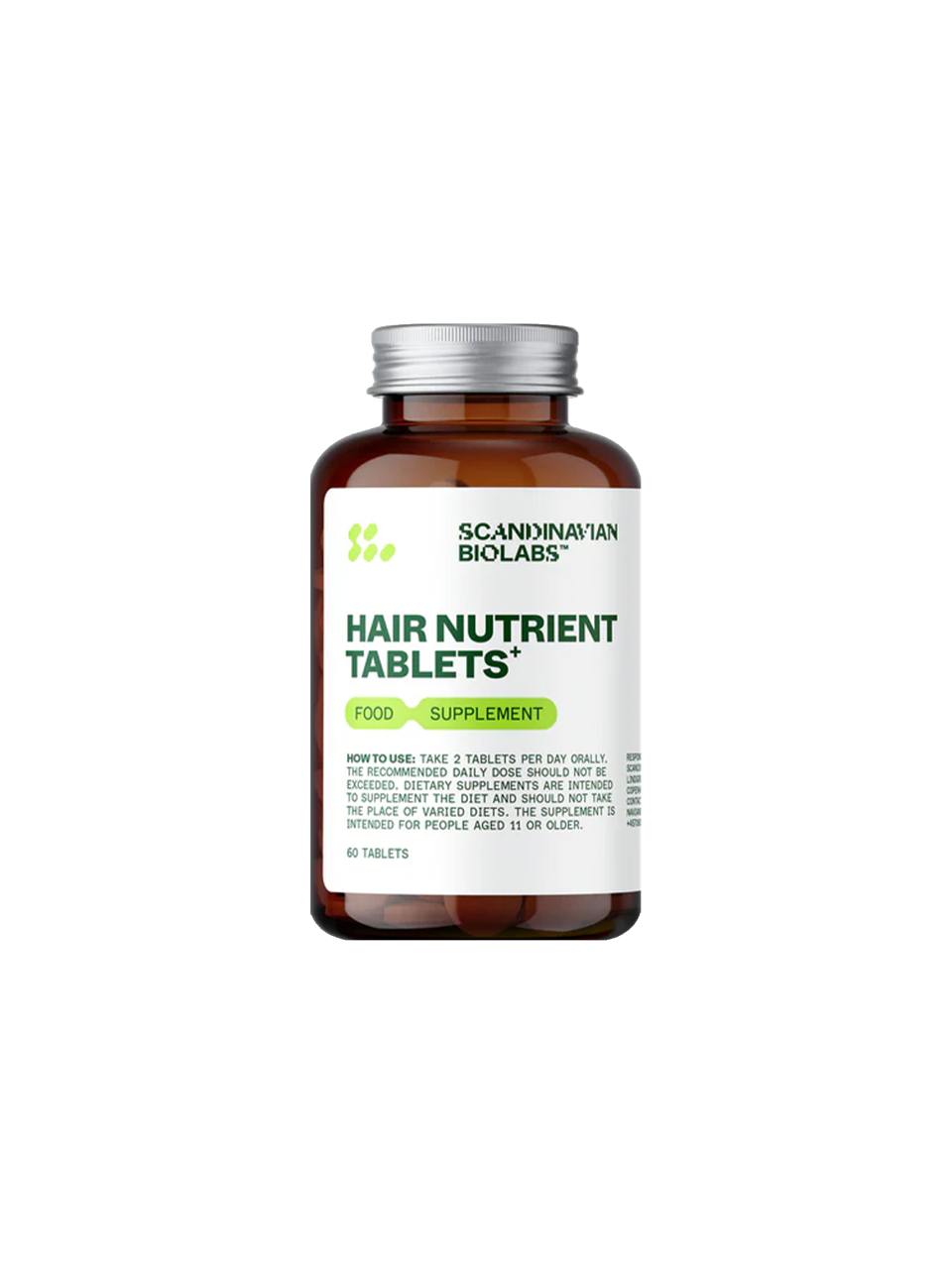 Таблетки для живлення волосся Hair Nutrient Tablets Scandinavian Biolabs 60 шт — фото №1