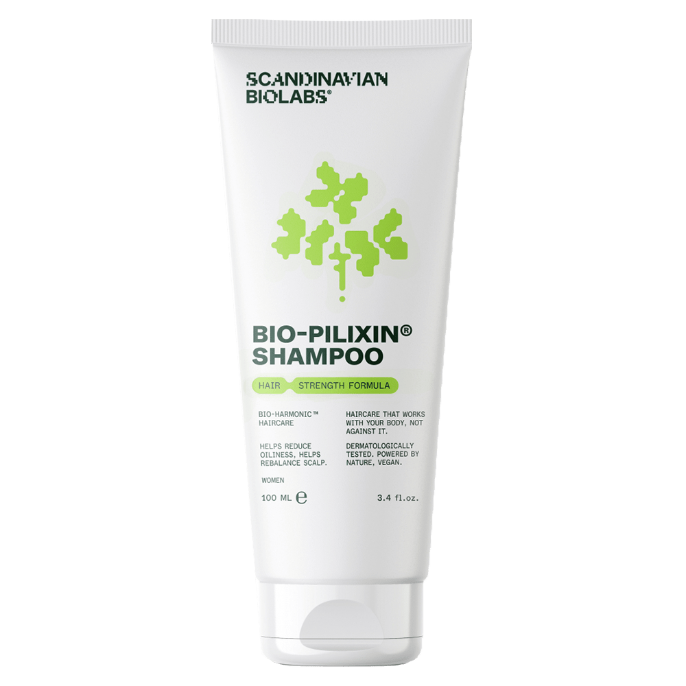 Зміцнюючий шампунь для жіночого волосся Hair Strength Shampoo Scandinavian Biolabs 100 мл — фото №1