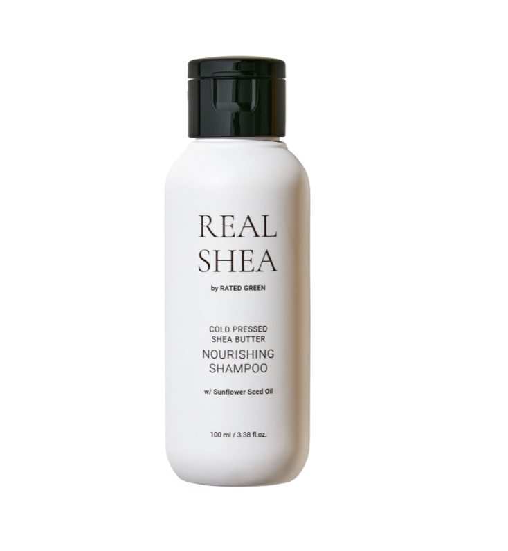 Шампунь живильний з маслом ши travel формат Real Shea Nourishing Shampoo Rated Green 100 мл — фото №1