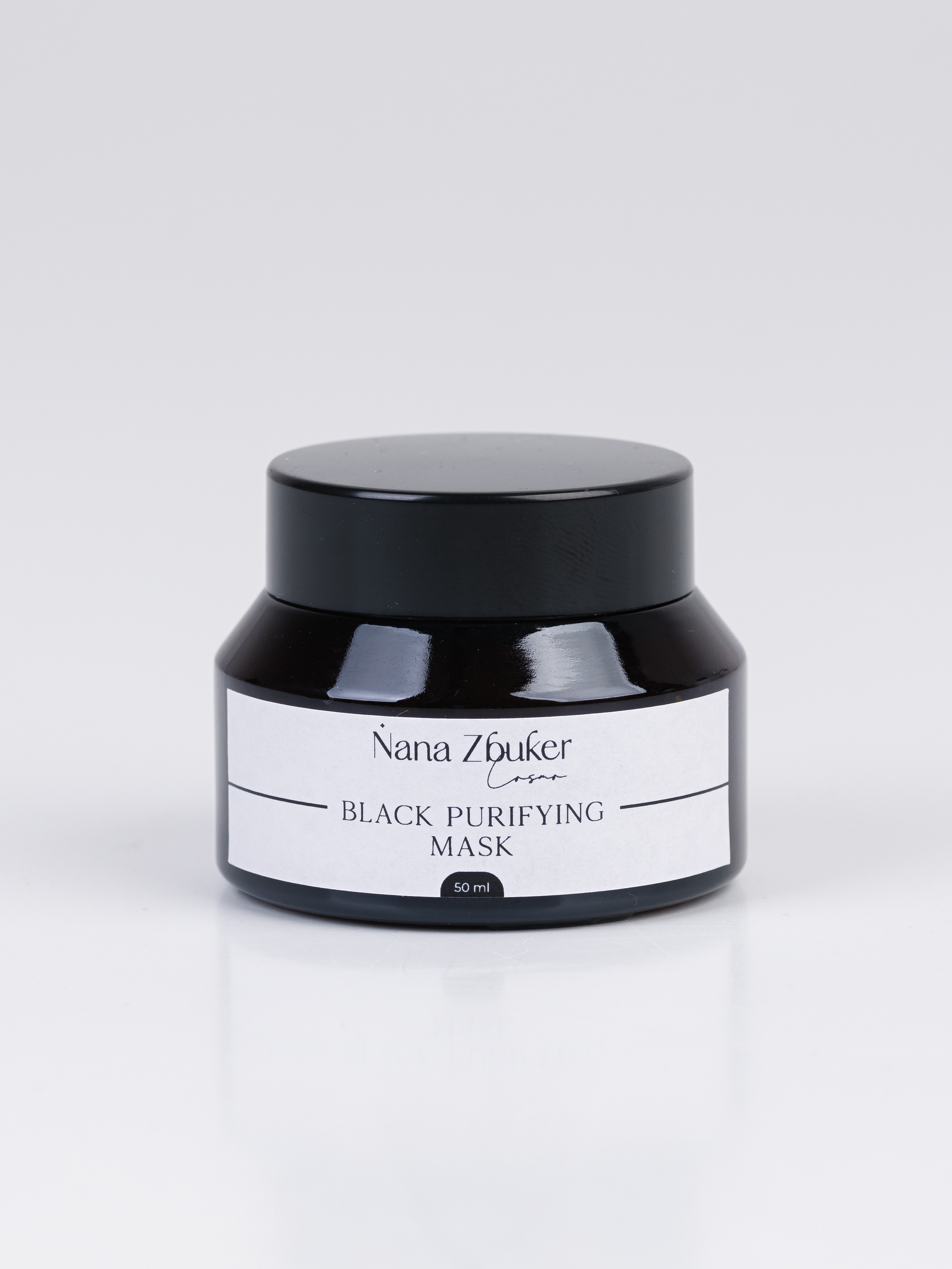 Очищающая маска для лица с углем Black Purifying Mask Nana Zbuker Cosmo 50 мл — фото №1