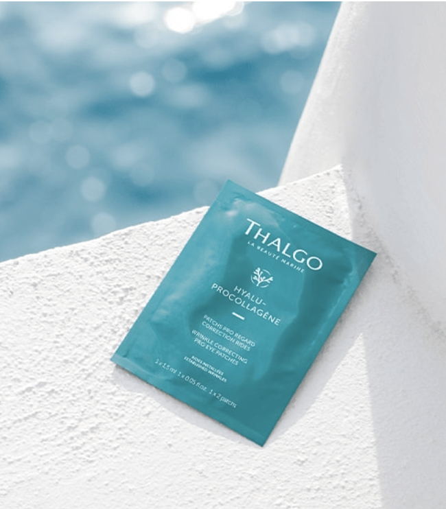 Патчи для глаз «Корректор морщин» Thalgo Hyalu-Procollagen Wrinkle Correcting Pro Eye Patches 1 уп (8 шт) — фото №3