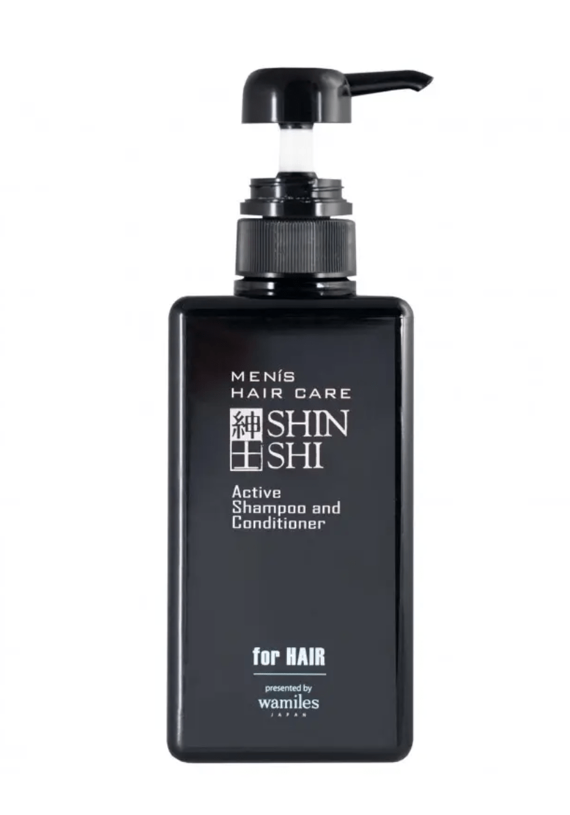 Тонізуючий шампунь-кондиціонер для чоловіків SHINSHI / Men Hair Care Active Shampoo SHINSHI, 500 мл — фото №1