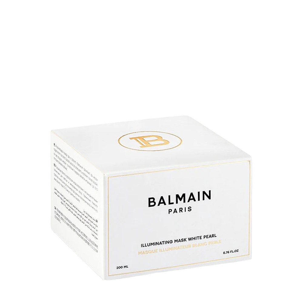 Маска для блондинок “Біла перлина” Balmain Illuminating Mask White Pearl 200 мл — фото №2