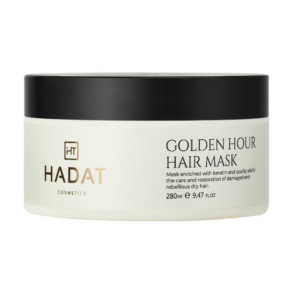 Интенсивная восстанавливающая маска для волос Hadat Golden Hour Hair Mask 280 мл — фото №1