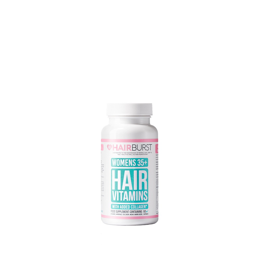 Витамины для волос для женщин 35+ Hairburst 35+ Vitamins Titanium Dioxide Free 60 капсул — фото №1