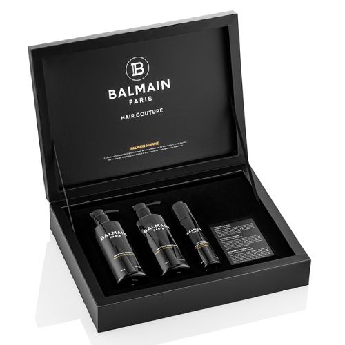 Набір чоловічий “Догляд за волоссям” Balmain Homme Bodyfying Giftset 250 мл + 250 мл + 50 мл — фото №1