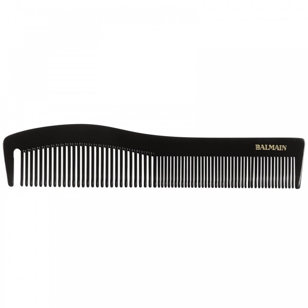 Гребінець для стайлінгу чорний та білий Balmain Cutting Comb Black and White 1 шт — фото №3