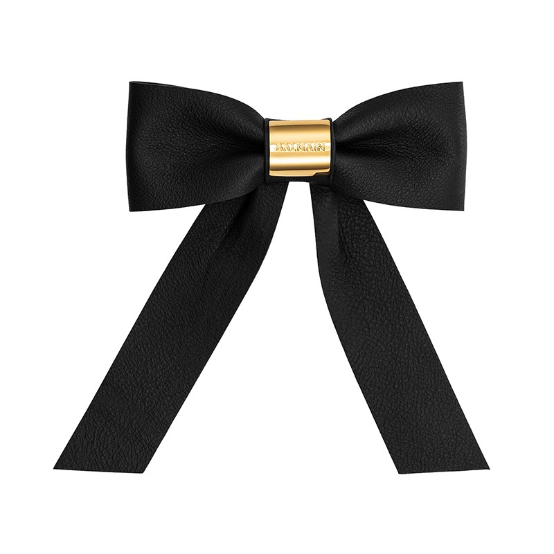 Заколка-автомат лимитированная «Бант» Balmain Limited Edition Hair Barrette With Bow FW21 1 шт — фото №1