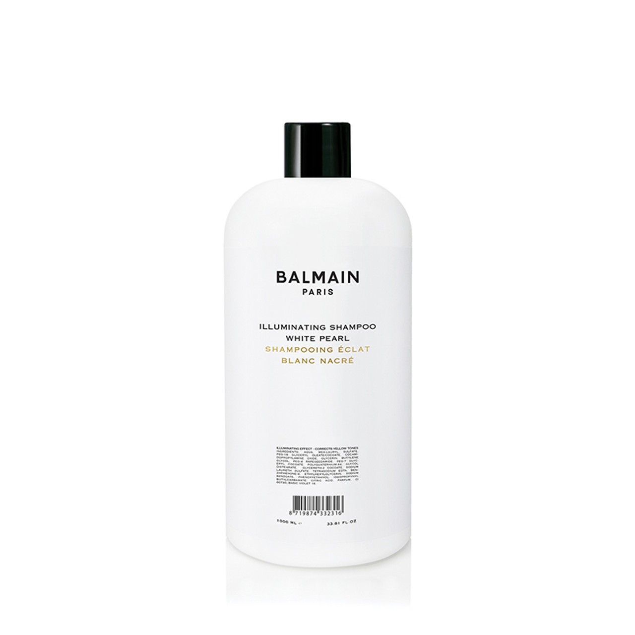 Шампунь для блондинок «Белая жемчужина» Balmain Illuminating Shampoo White Pearl 1000 мл — фото №1