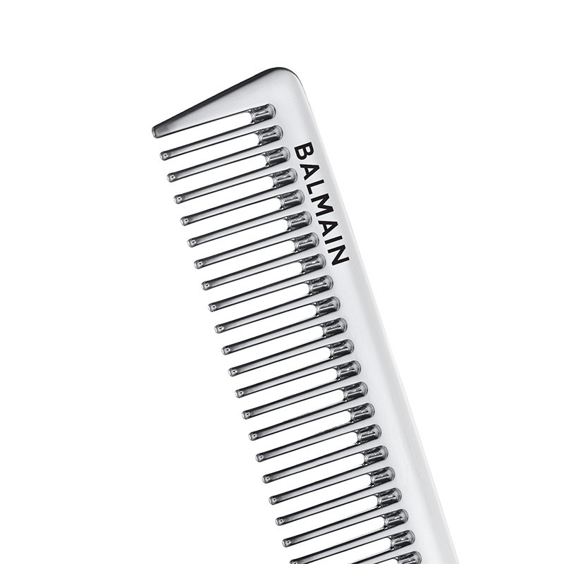 Гребень для стрижки серебряный Balmain Silver Cutting Comb 1 шт — фото №2