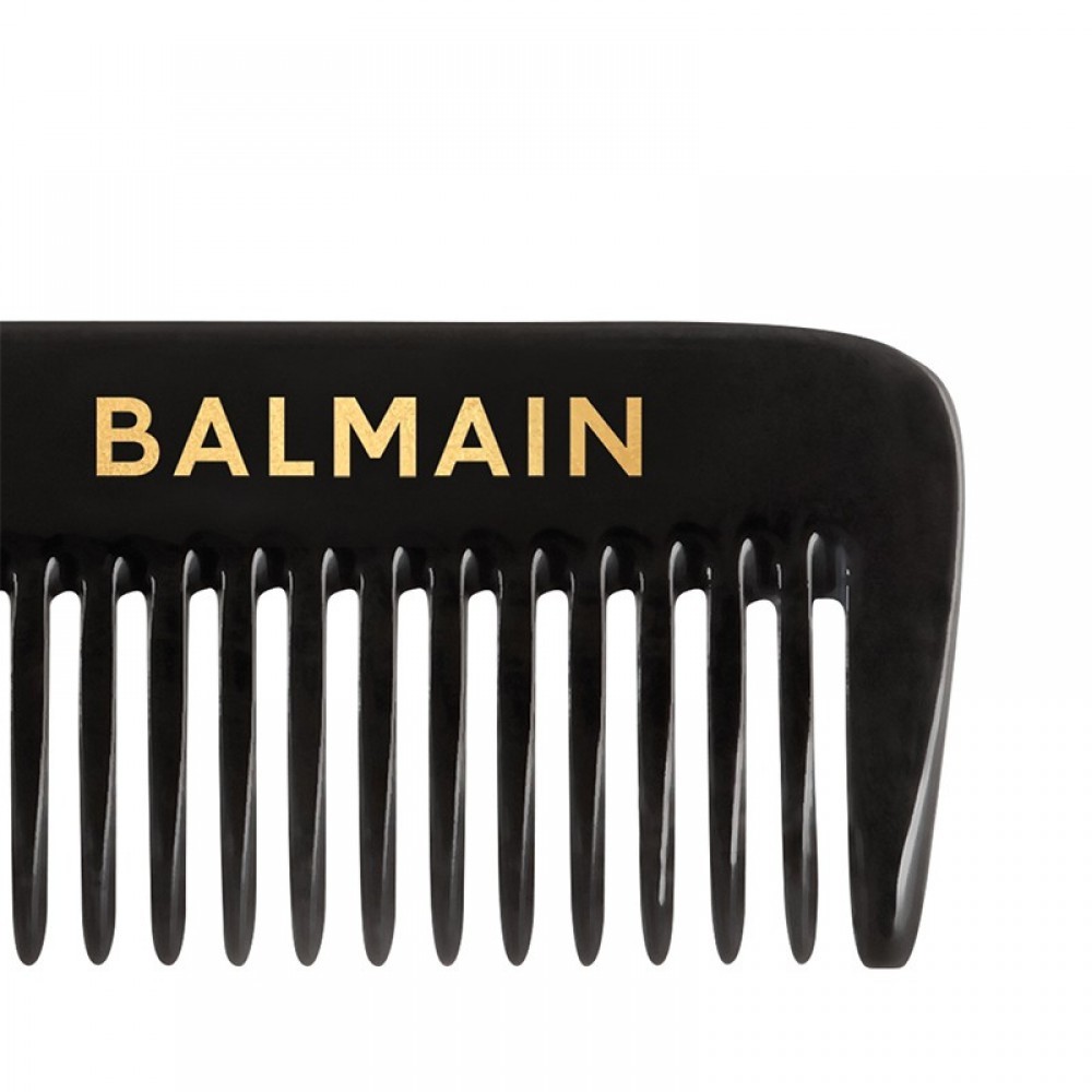 Гребінець для стайлінгу чорний та білий Balmain Cutting Comb Black and White 1 шт — фото №5