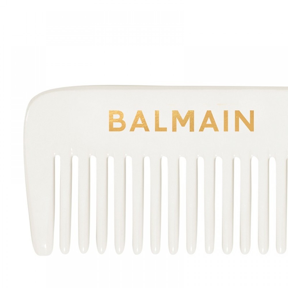 Гребінець для стайлінгу чорний та білий Balmain Cutting Comb Black and White 1 шт — фото №4