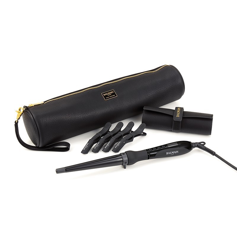 Професійна конусовидна керамічна плойка для волосся 25-13 мм Balmain Ceramic Conical Curling Wand 1 шт — фото №1