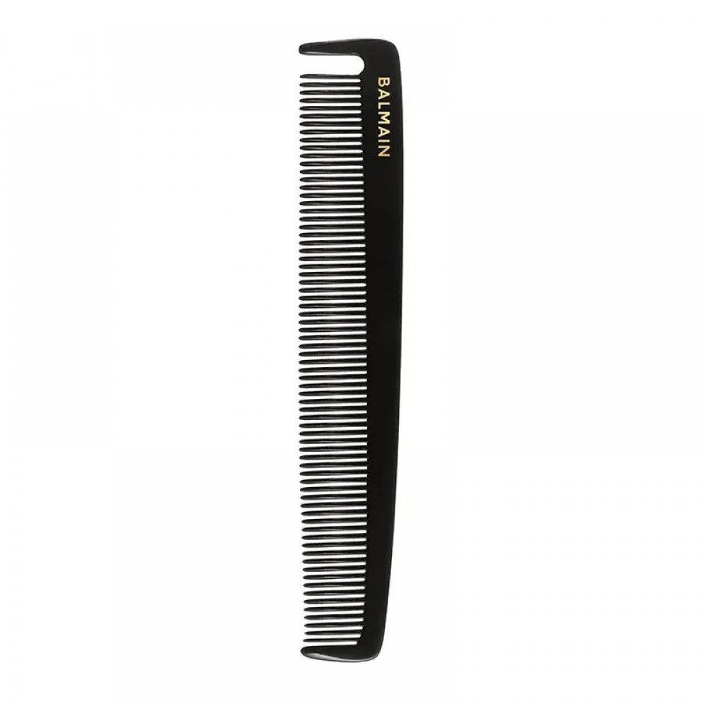 Гребінець для стрижки чорний та білий Balmain Contour Comb Black and White 1 шт — фото №1