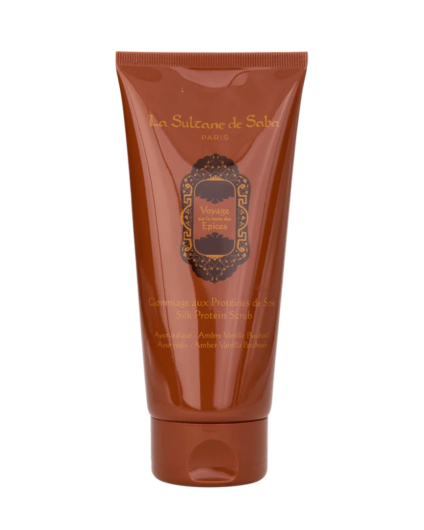 Скраб для тела шелковый Аюрведический La Sultane De Saba Silk Protein Scrub Ayurvedique 200 мл — фото №1