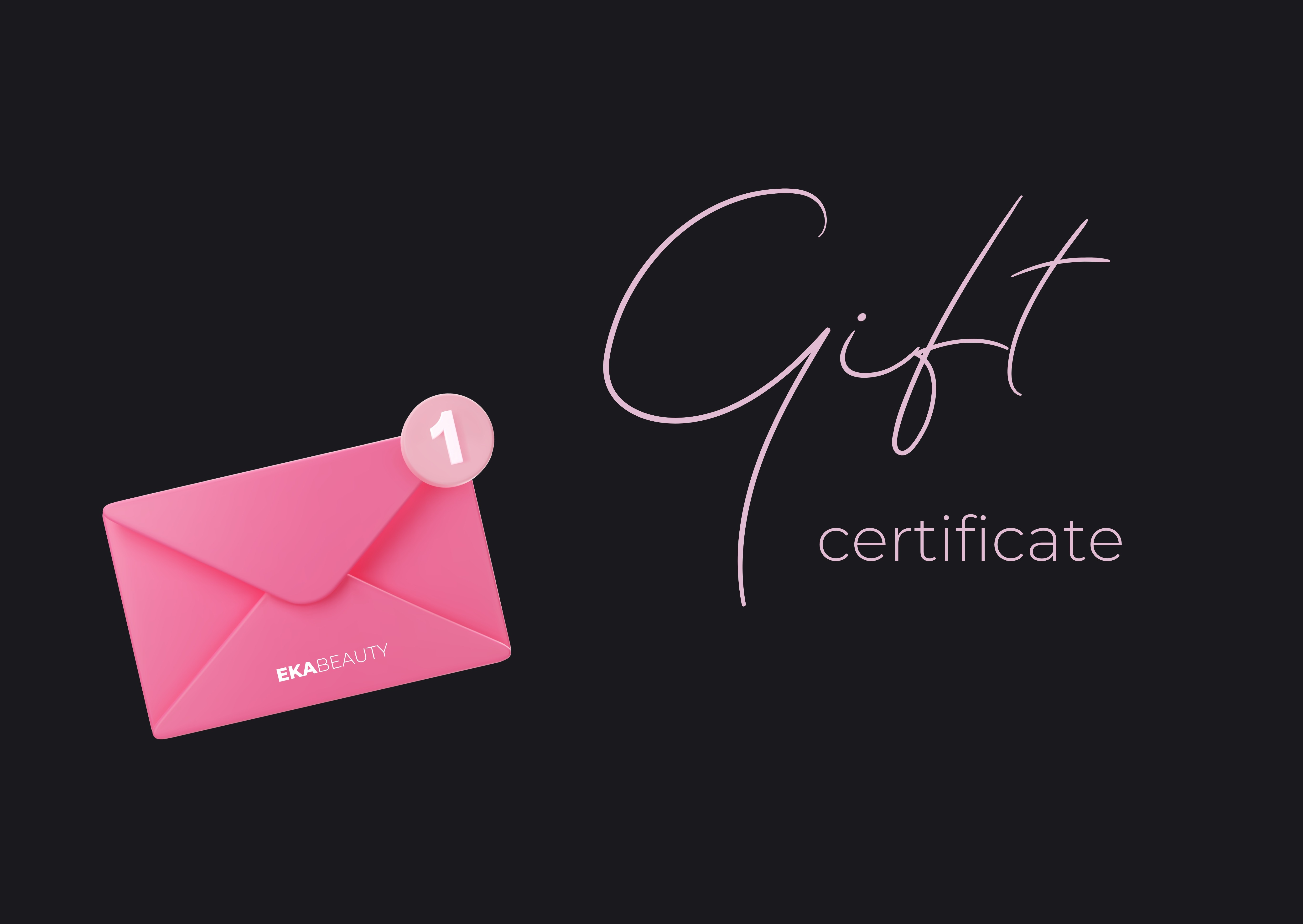 Електронний подарунковий сертифікат Gift Card EKABEAUTY — фото №1