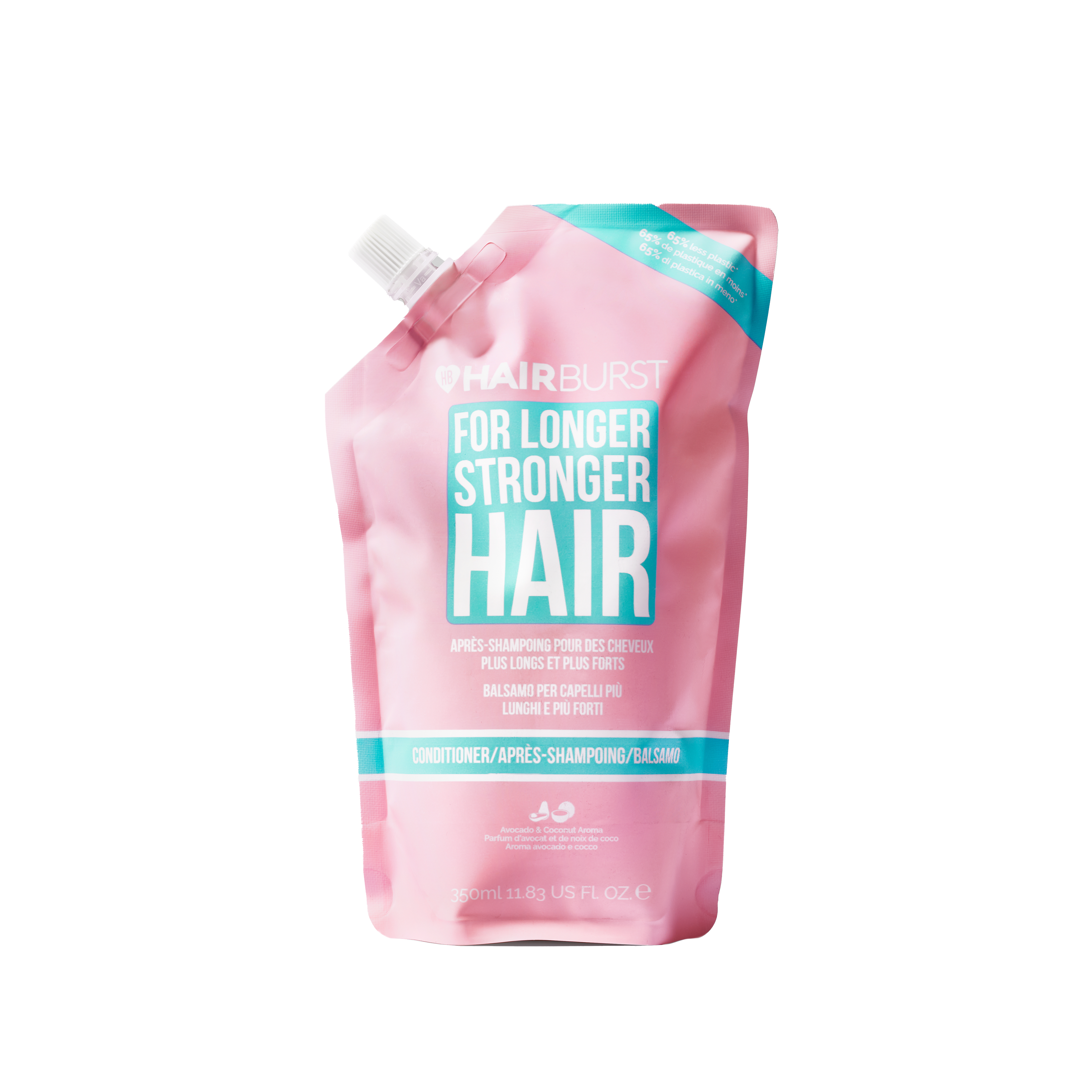 Рефіл кондиціонеру для довгого та міцного волосся Hairburst Original Conditioner Refill Pouch 350 мл — фото №1