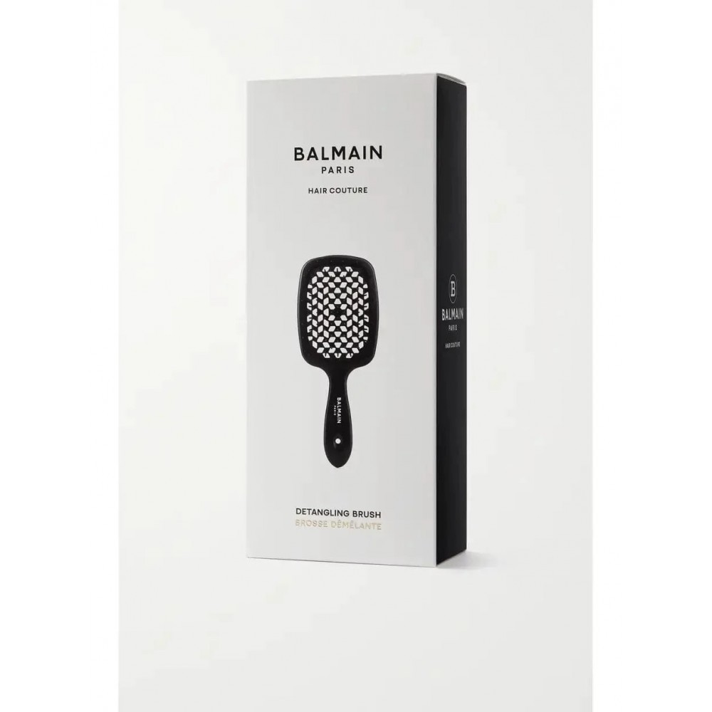 Щітка для розплутування волосся чорна Balmain Black Detangling Brush 1 шт — фото №3