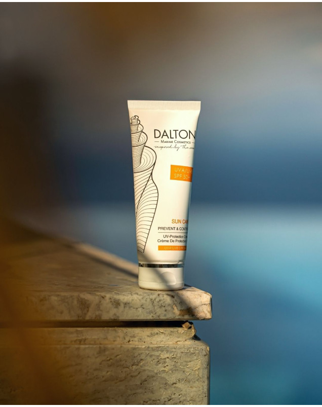 Сонцезахисний крем UVA/UVB SPF 50+ SUN CARE PREVENT&CONTROL UV-Protection Cream Dalton 75 мл — фото №3