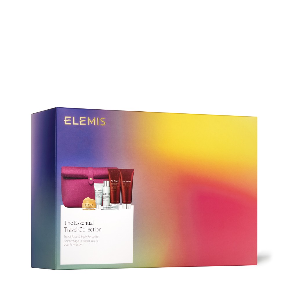 Коллекция Фаворитов для лица и тела в люкс косметичке Elemis Kit: The Essential Travel Collection 20 г + 28 мл + 4 мл + 15 мл + 100 мл + 100 мл + 1 шт — фото №4