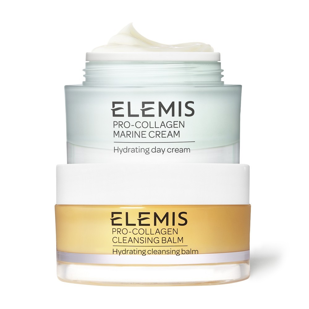 Идеальные партнеры Про-Коллаген для очищения и увлажнения лица Elemis Kit: The Pro-Collagen Perfect Partners 50 г + 50 мл — фото №3