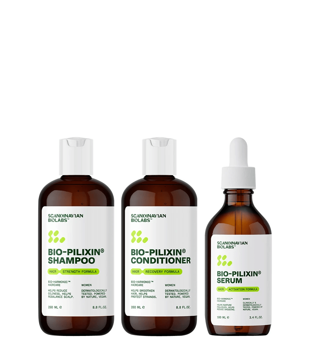 Набір для росту волосся Hair Growth Routine for Women Scandinavian Biolabs 250 мл + 250 мл + 100 мл — фото №1