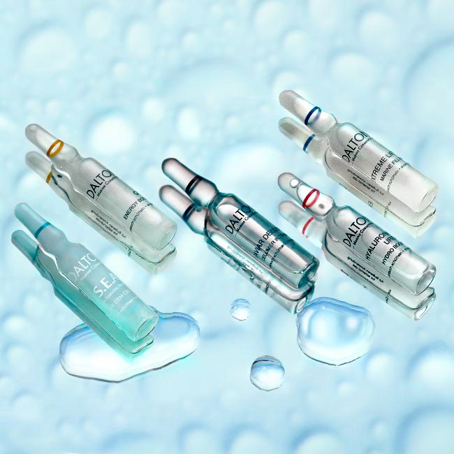 Набор 5 ампульных концентратов Marine Anti Aging Ampoule Collection Dalton 5 шт х 2 мл — фото №3