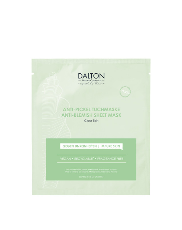 Тканинна маска проти недосконалостей шкіри Face Care Anti-Blemish Sheet Mask Dalton 1 шт — фото №1