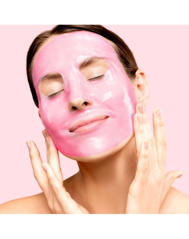 Біоцелюлозна зволожуюча маска Рожевий сплеск Sheet Mask Pink Splash Hydrating Mask Dalton 1 шт — фото №2