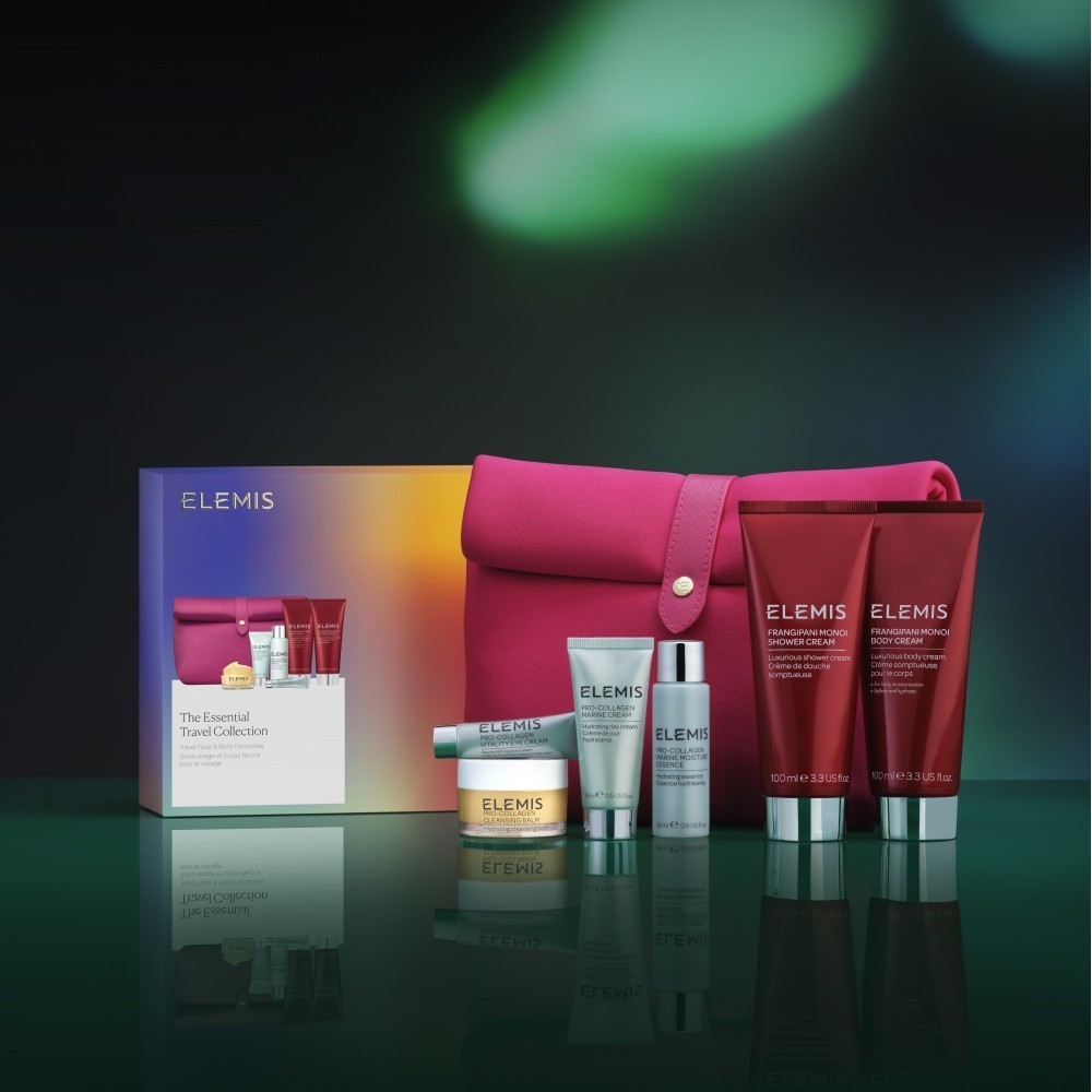 Колекція Фаворитів для обличчя та тіла у люкс косметичці Elemis Kit: The Essential Travel Collection 20 г + 28 мл + 4 мл + 15 мл + 100 мл + 100 мл + 1 шт — фото №3