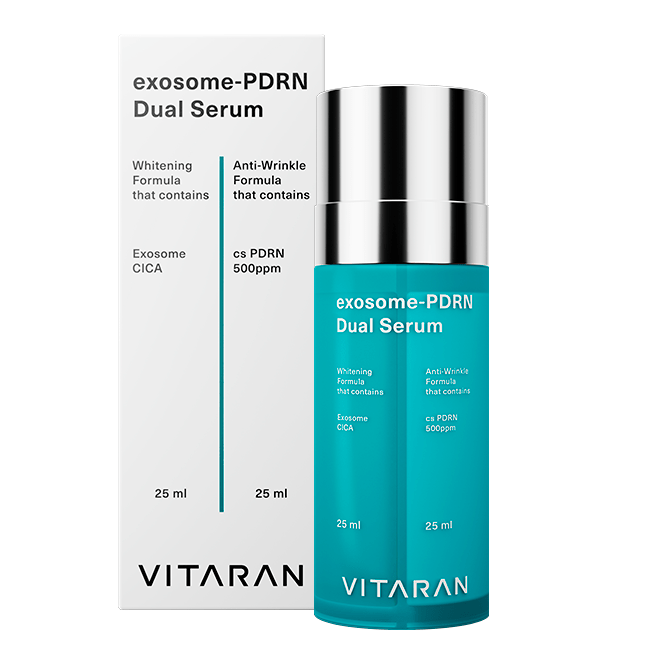 Подвійна сироватка з екзосомами та ПДРН VITARAN Exosome-PDRN Dual Serum 50 мл — фото №2